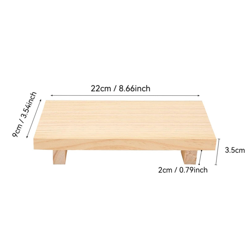 Retro Wooden Bathroom Tray Vanity Hands Soap Scented Candle Storage Holder Kitchen Seasoning Tray Home Decoration for Lr Bth Etc