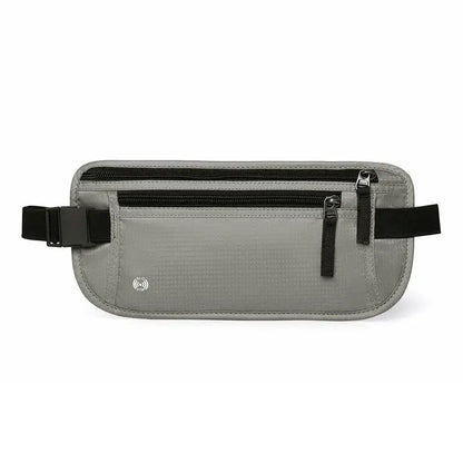 RFID Blocking Waterproof Sport Travel Phone Money Belt Bag Fanny Packs Men Women Hidden Wallet Passport Holder Bag Big Capacity