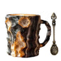 Mineral Crystal Coffee Mug 2025 New Multi-Colored Elegant Crystal Christmas Mugs Gift for Home and Office Kitchen Supplies