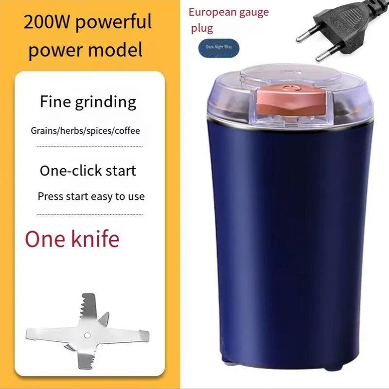 Electric Kitchen Cereal Chopper 8 Blade Coffee Grinder Portable Baby Food Maker Washable Blender Coffee Bean Grinder New Gift
