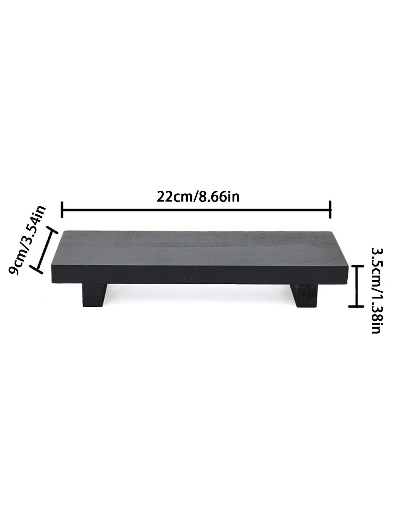 Retro Wooden Bathroom Tray Vanity Hands Soap Scented Candle Storage Holder Kitchen Seasoning Tray Home Decoration for Lr Bth Etc