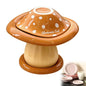 Large Capacity Ceramic Mushroom Set Bowls and Plates for Home Kitchen Countertop French Butter Dish Gift Boxes