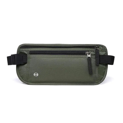 RFID Blocking Waterproof Sport Travel Phone Money Belt Bag Fanny Packs Men Women Hidden Wallet Passport Holder Bag Big Capacity