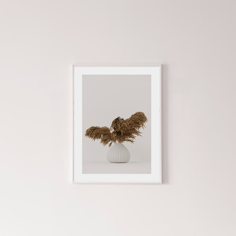 Pack de 3 láminas PREMIUM para descargar e imprimir: Pampas Grass Minimalista.