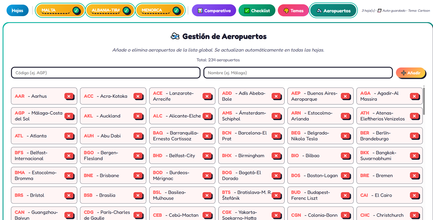 Aplicación para Pc Comparador de Viajes PRO