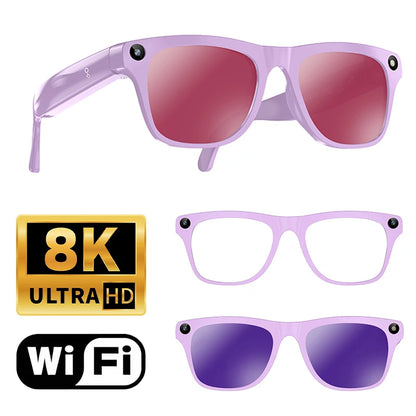 Xiaomi Smart AI Glasses 800W HD 8K Shooting Camera Photo Video Voice Call Translation Waterproof Bluetooth AI Motorcycle Glasses