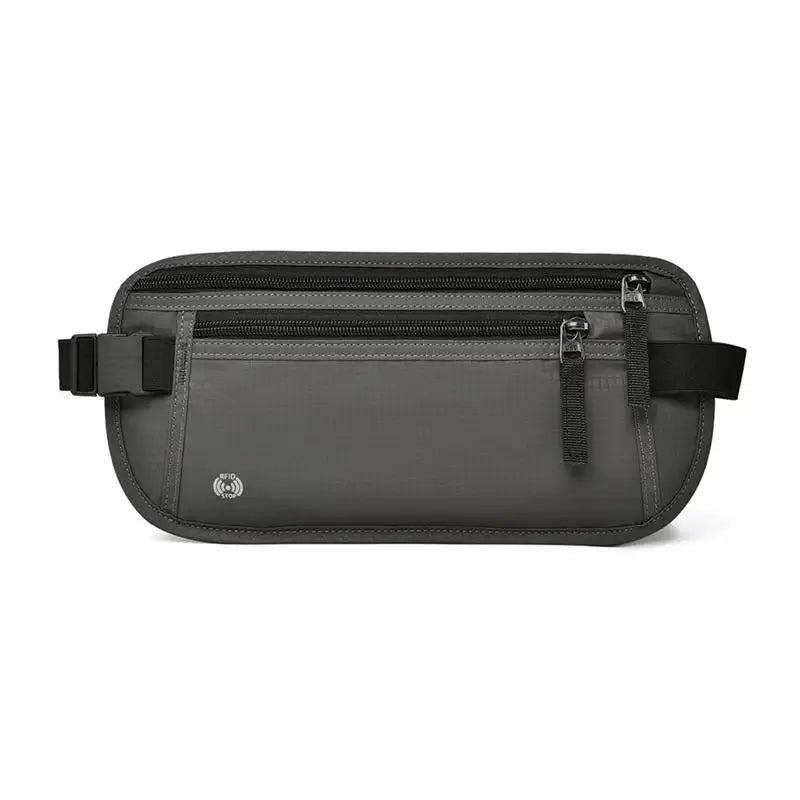 RFID Blocking Waterproof Sport Travel Phone Money Belt Bag Fanny Packs Men Women Hidden Wallet Passport Holder Bag Big Capacity