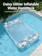 Pool Hammock Floats, 1Pack 4-In-1 Inflatable Water Hammocks Floaties (Saddle, Lounge Chair, Hammock, Drifter), , Pool Float Loun